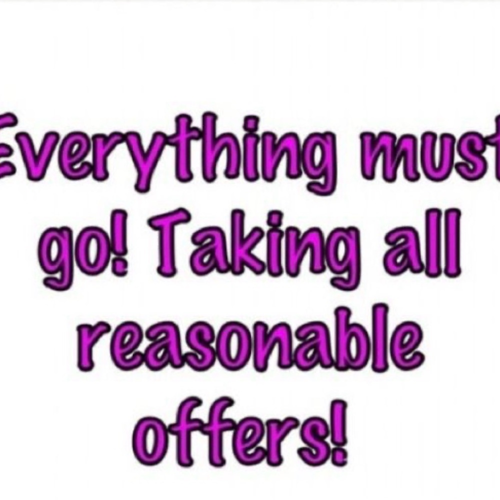 Promotional Sign with Purple Text